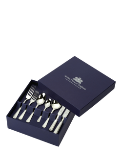 Arthur Price Grecian Stainless Steel Cutlery Set, 44 Piece/6 Place Settings - view 2, 
