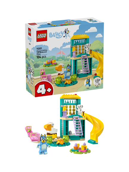 LEGO Bluey Playground Fun with Bluey and Chloe 11201, Multi