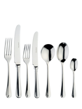 Arthur Price Rattail Stainless Steel Cutlery Set, 42 Piece/6 Place Settings