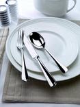 Arthur Price Rattail Stainless Steel Cutlery Set, 42 Piece/6 Place Settings