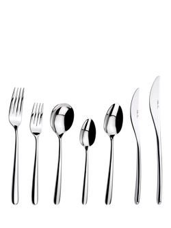 Arthur Price Echo Stainless Steel Cutlery Set, 42 Piece/6 Place Settings, 
