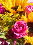 John Lewis Sunflowers Hand Tied Bouquet & Chocolates