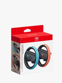 Nintendo Joy-Con 2 Wheel, Pack of 2, Red/Blue, Red/Blue