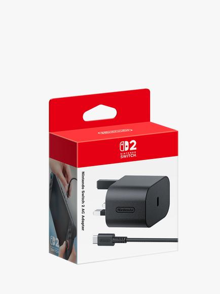 Nintendo Switch 2 AC Adapter, Black, Black