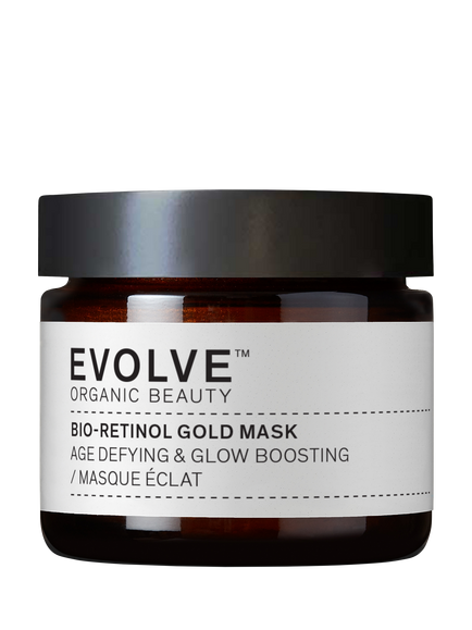 Evolve Organic Beauty Bio-Retinol Gold Mask, 