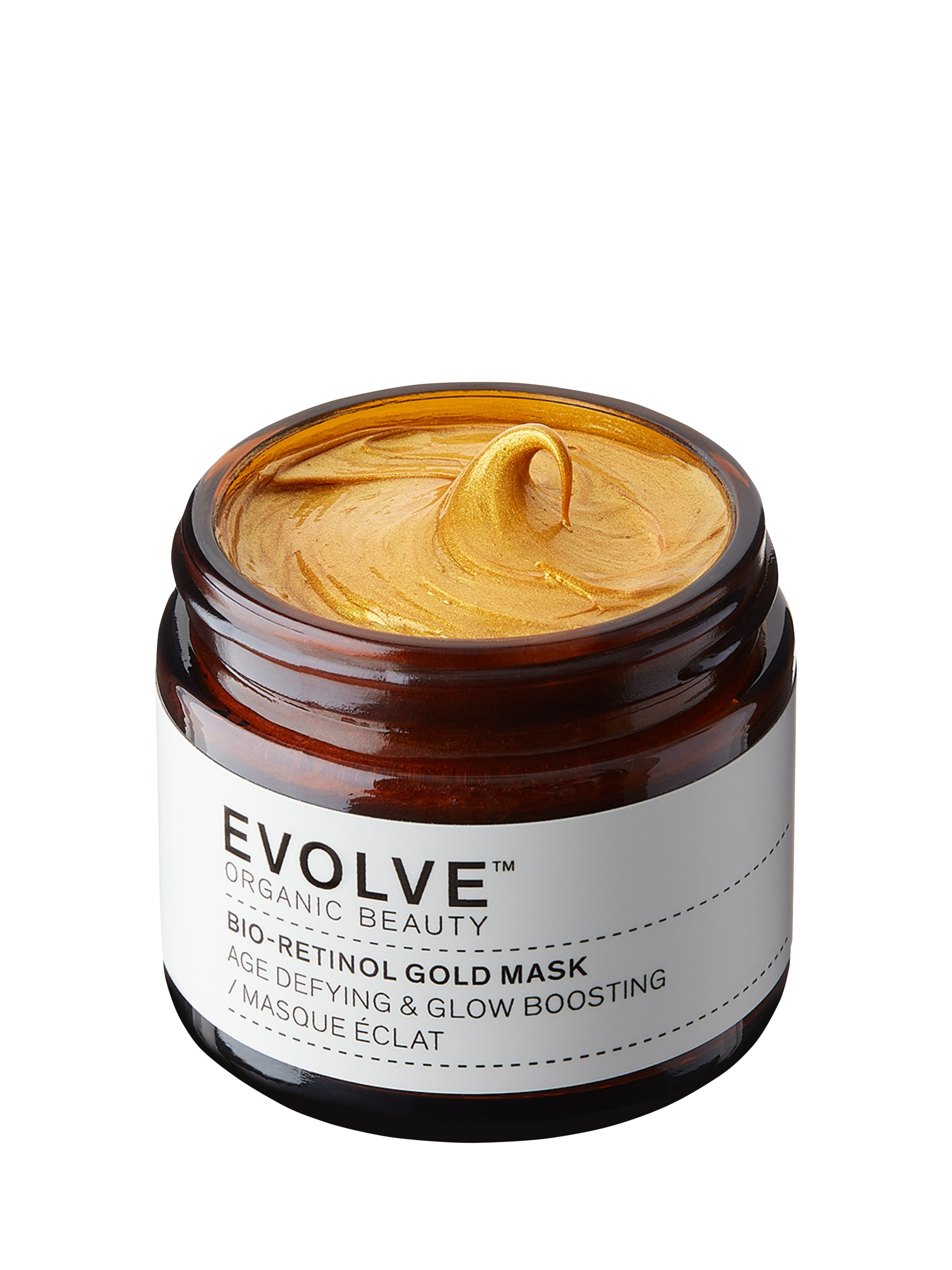 Product image 5 of 7, which shows Evolve Organic Beauty Bio-Retinol Gold Mask, 30ml