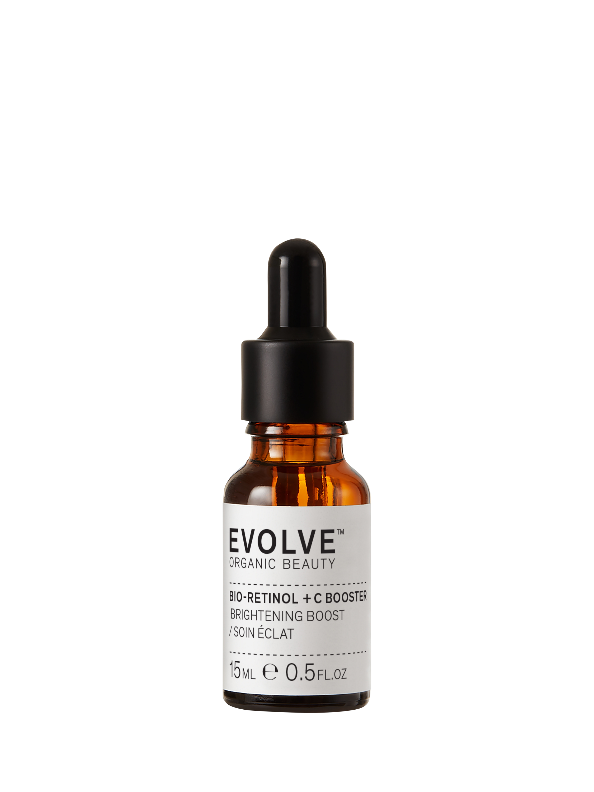 Product image 1 of 5, which shows Evolve Organic Beauty Bio-Retinol + C Booster, 15ml
