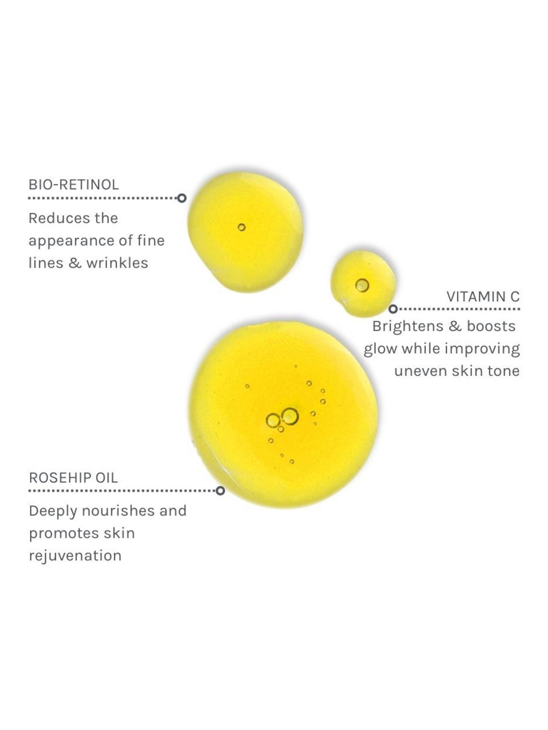 Product image 3 of 5, which shows Evolve Organic Beauty Bio-Retinol + C Booster, 15ml