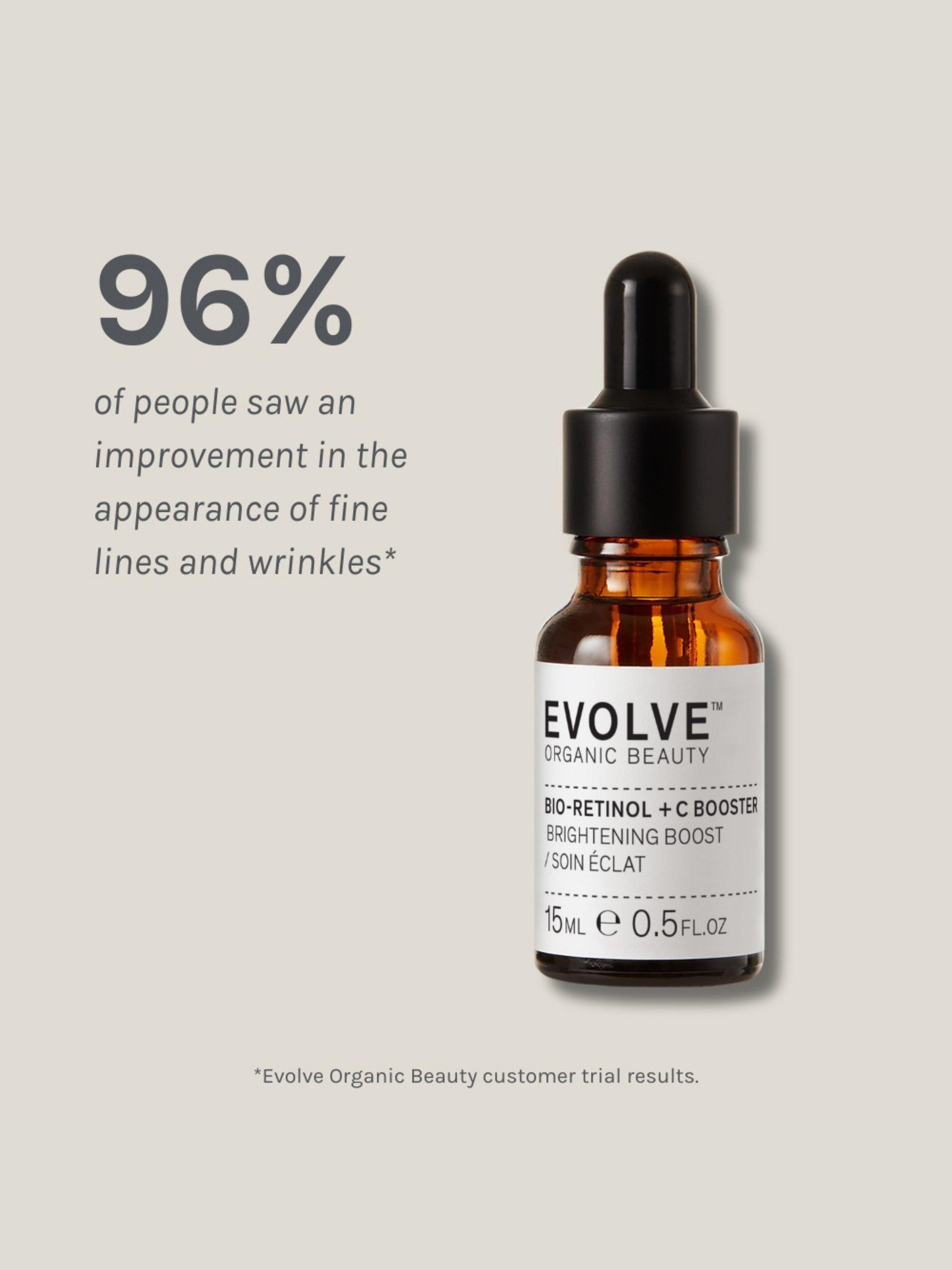 Product image 5 of 5, which shows Evolve Organic Beauty Bio-Retinol + C Booster, 15ml