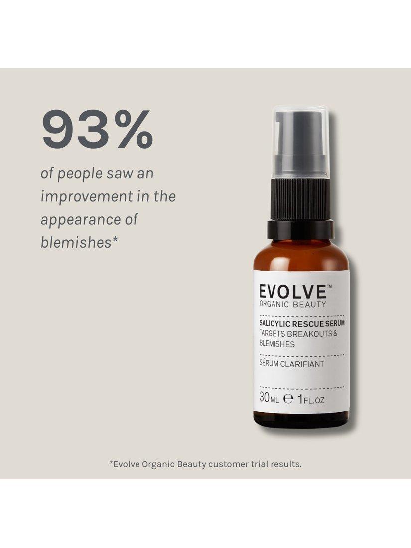 Product image 4 of 5, which shows Evolve Organic Beauty Salicylic Rescue Serum, 30ml