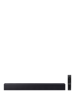 Samsung HW-B400F Bluetooth NFC All-in-One Soundbar, Black, Black