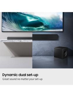 Samsung HW-QS700F Bluetooth Wi-Fi Soundbar with Dolby Atmos, DTS:X & Wireless Subwoofer, Black - view 2, Black