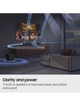 Samsung HW-Q800F Bluetooth Wi-Fi Cinematic Soundbar with Dolby Atmos, DTS:X & Wireless Subwoofer, Black