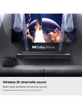 Samsung HW-Q930F Bluetooth Wi-Fi Cinematic Soundbar with Dolby Atmos, DTS:X, Wireless Subwoofer & Rear Speakers, Black