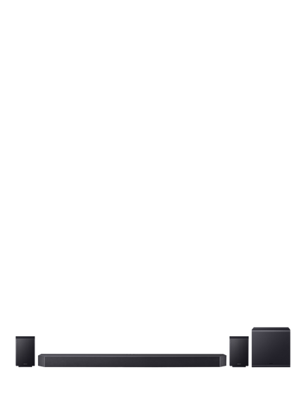 Samsung HW-Q990F Bluetooth Wi-Fi Cinematic Soundbar with Dolby Atmos, DTS:X, Wireless Subwoofer & Rear Speakers, Black, Black