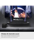 Samsung HW-Q990F Bluetooth Wi-Fi Cinematic Soundbar with Dolby Atmos, DTS:X, Wireless Subwoofer & Rear Speakers, Black