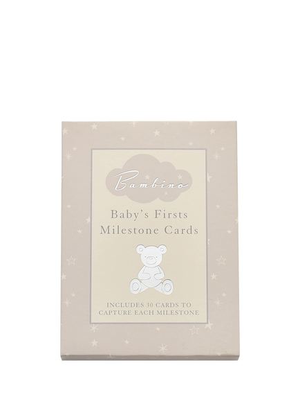 Bambino Baby's Firsts Milestone Cards, Multi