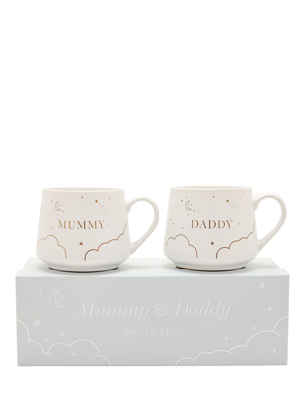 Bambino Mummy and Daddy Mugs Gift Set, Multi