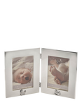 Bambino Silver-Plated Double Scan Photo Frame