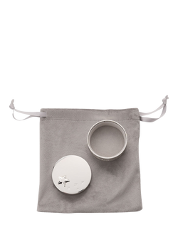 Bambino Silver-Plated Little & Loved Keepsake Box - view 2, Silver