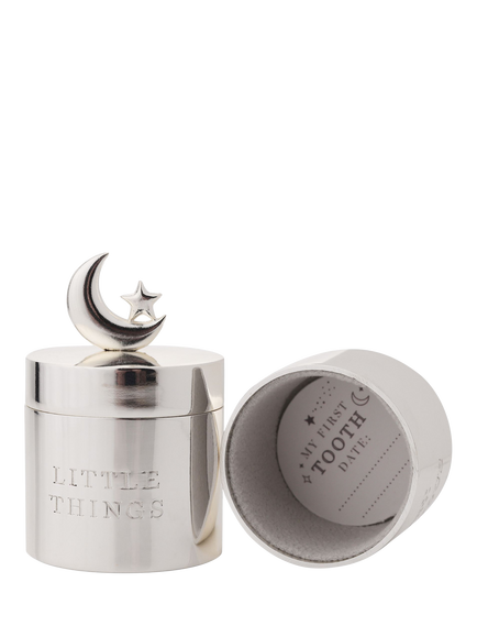 Bambino Silver-Plated Stacking Keepsake Box - view 2, Silver