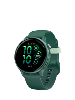 Garmin vivoactive 6 GPS Smartwatch, 42mm, Jasper Green