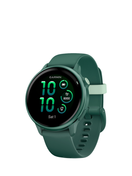 Garmin vivoactive 6 GPS Smartwatch, 42mm, Jasper Green