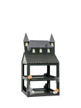Hootyballoo Haunted House Cardboard Treat Stand