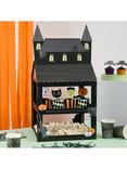 Hootyballoo Haunted House Cardboard Treat Stand