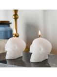 Hootyballoo Mini Skull Candles, Pack of 2