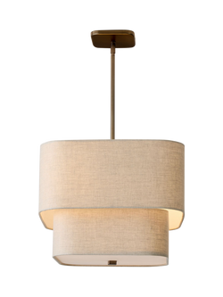 West Elm Aleena Pendant Ceiling Light, White Natural, White Natural