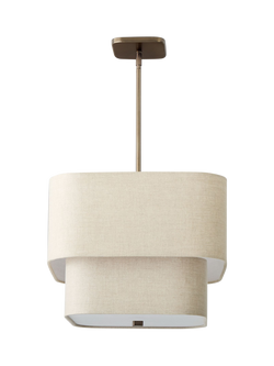West Elm Aleena Pendant Ceiling Light, White Natural - view 2, White Natural
