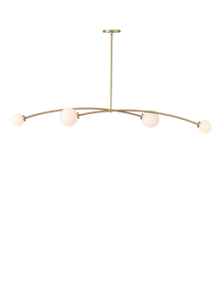 West Elm Holling 4 Arm Ceiling Light, Metallic Bronze, Metallic Bronze