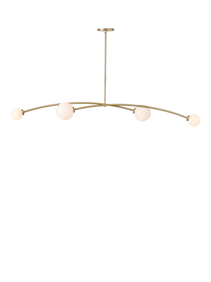 West Elm Holling 4 Arm Ceiling Light, Metallic Bronze, Metallic Bronze