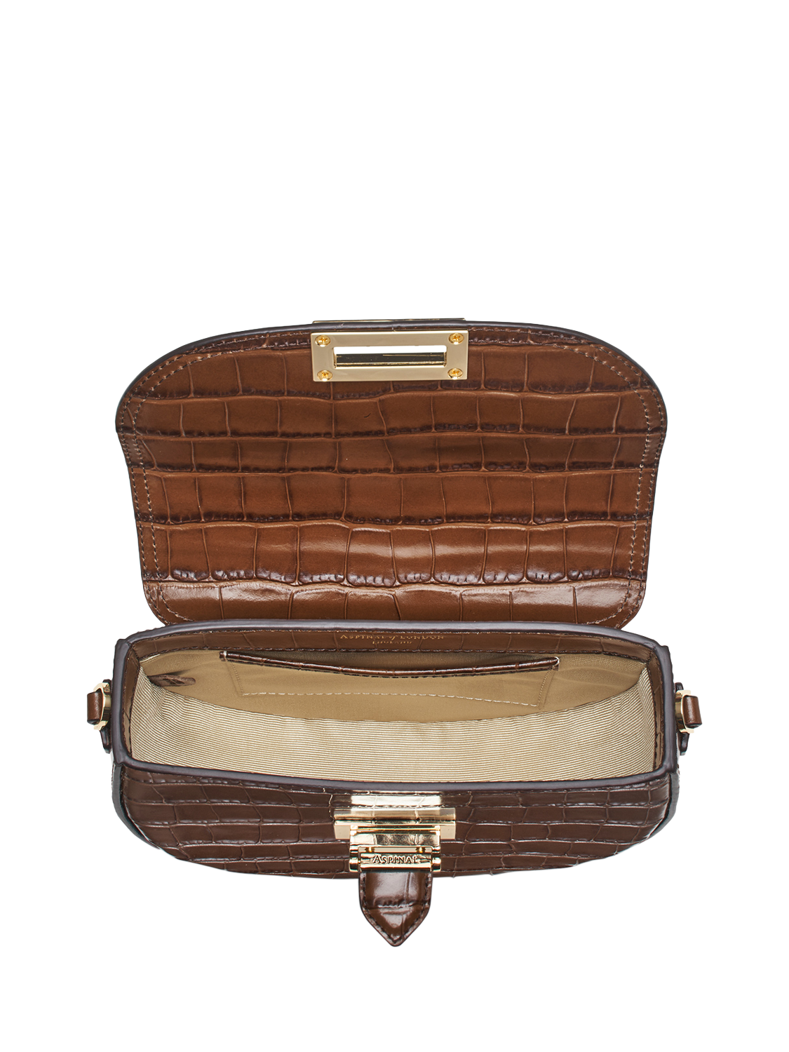 Product image 4 of 4, which shows Aspinal of London Portobello Leather Bag, Chestnut