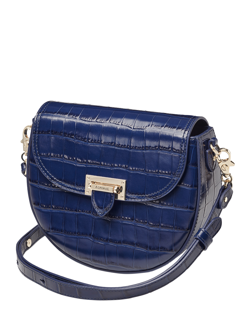 Product image 2 of 4, which shows Aspinal of London Portobello Leather Bag, Navy