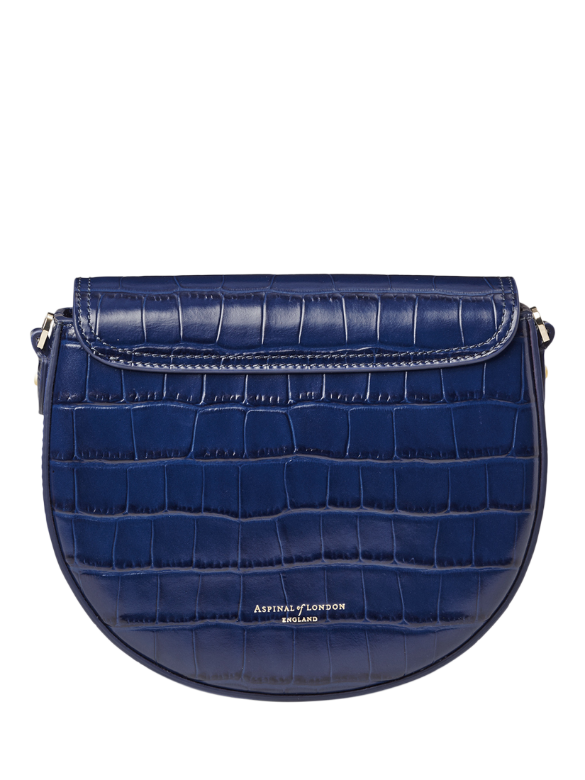 Product image 3 of 4, which shows Aspinal of London Portobello Leather Bag, Navy