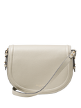 Aspinal of London Stella Leather Satchel Bag, Warm Grey