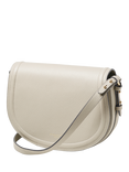 Aspinal of London Stella Leather Satchel Bag, Warm Grey