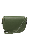 Aspinal of London Stella Leather Satchel Bag, Racing Green