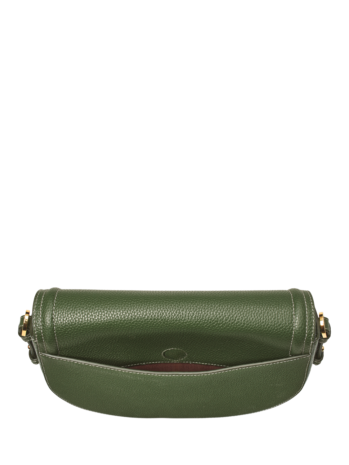 Product image 6 of 6, which shows Aspinal of London Stella Leather Satchel Bag, Racing Green