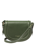 Aspinal of London Stella Leather Satchel Bag, Racing Green