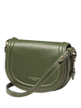 Aspinal of London Stella Leather Satchel Bag, Racing Green