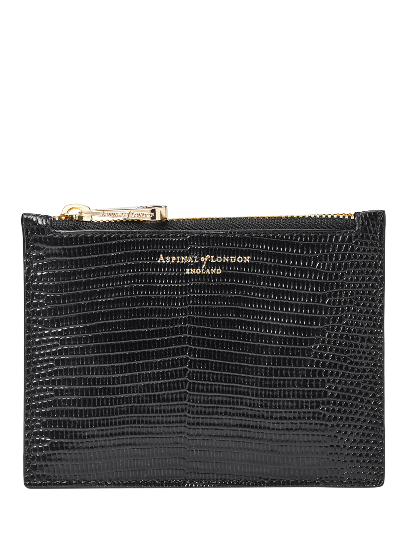 Aspinal of London Small Essential Flat Leather Pouch
