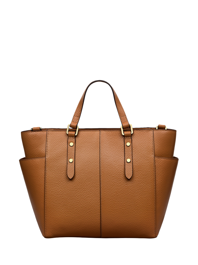 Product image 2 of 4, which shows Radley Silk Street Leather Medium Zip Top Multiway Bag, Caramel