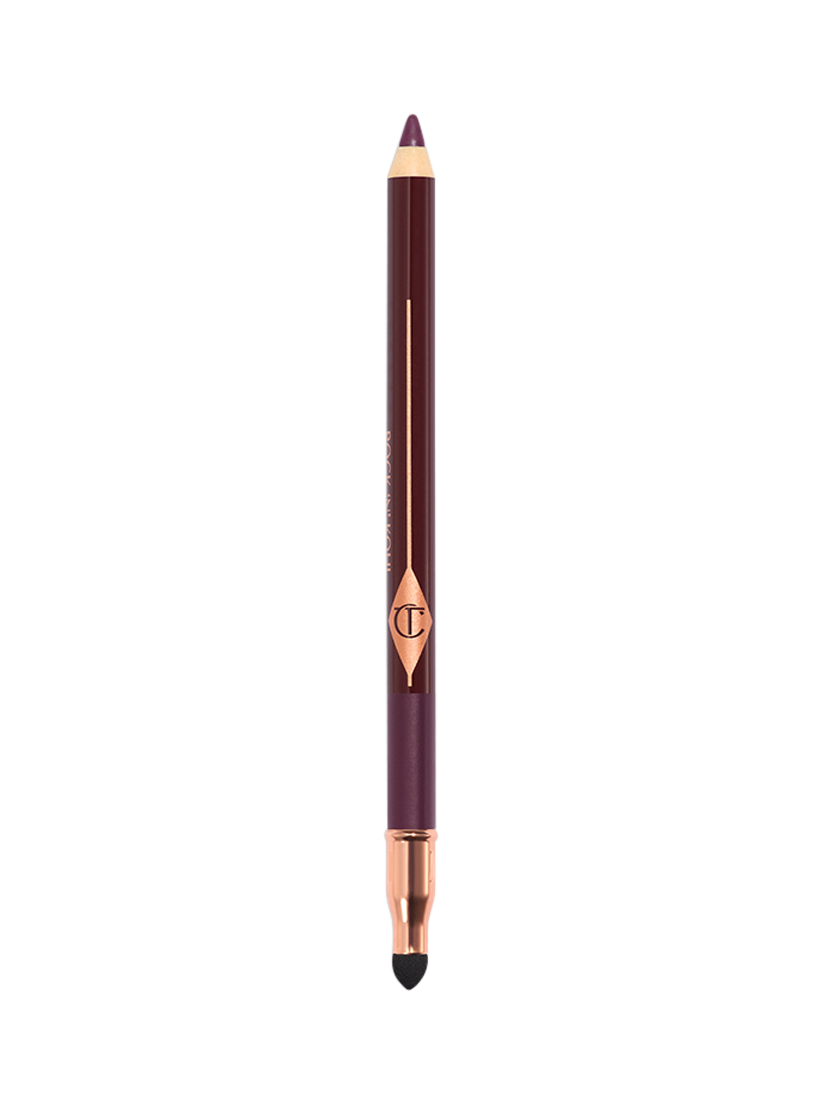 Product image 1 of 7, which shows Charlotte Tilbury Rock 'N' Kohl Eyeliner Pencil, Fig Smoulder