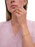 Astley Clarke Heart Station Bracelet, Gold