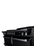 Rangemaster Edge Deluxe EDDLB110EIGBLK/CM1 110cm Electric Range Cooker with Induction Hob, Black