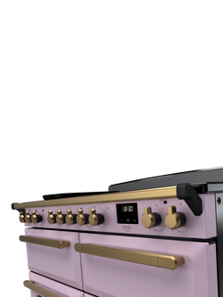 Rangemaster Estel Deluxe 110cm Electric Range Cooker with Induction Hob - view 2, Heather/Antique Brass