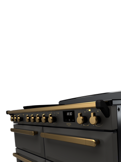 Rangemaster Estel Deluxe 110cm Electric Range Cooker with Induction Hob - view 2, Slate/Antique Brass